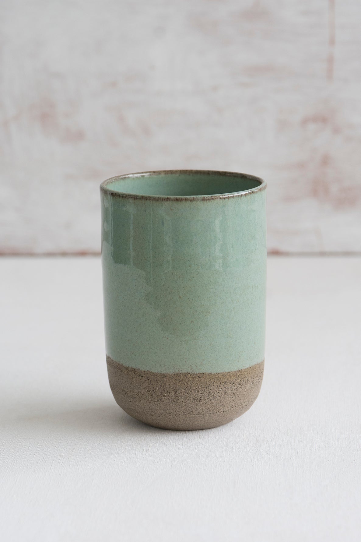 Big Ceramic Tumblers, 10 / 13.5 / 17 fl. oz - RAMIREZ ZANOTTY- slate green