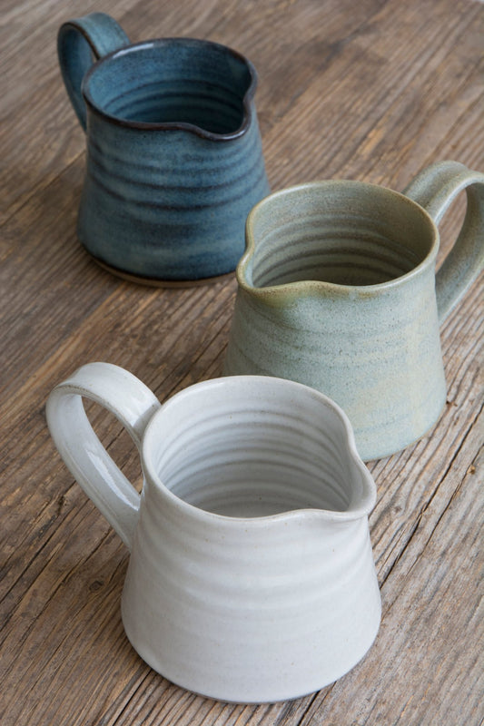 Blue Ceramic Creamer - RAMIREZ ZANOTTY - creamer