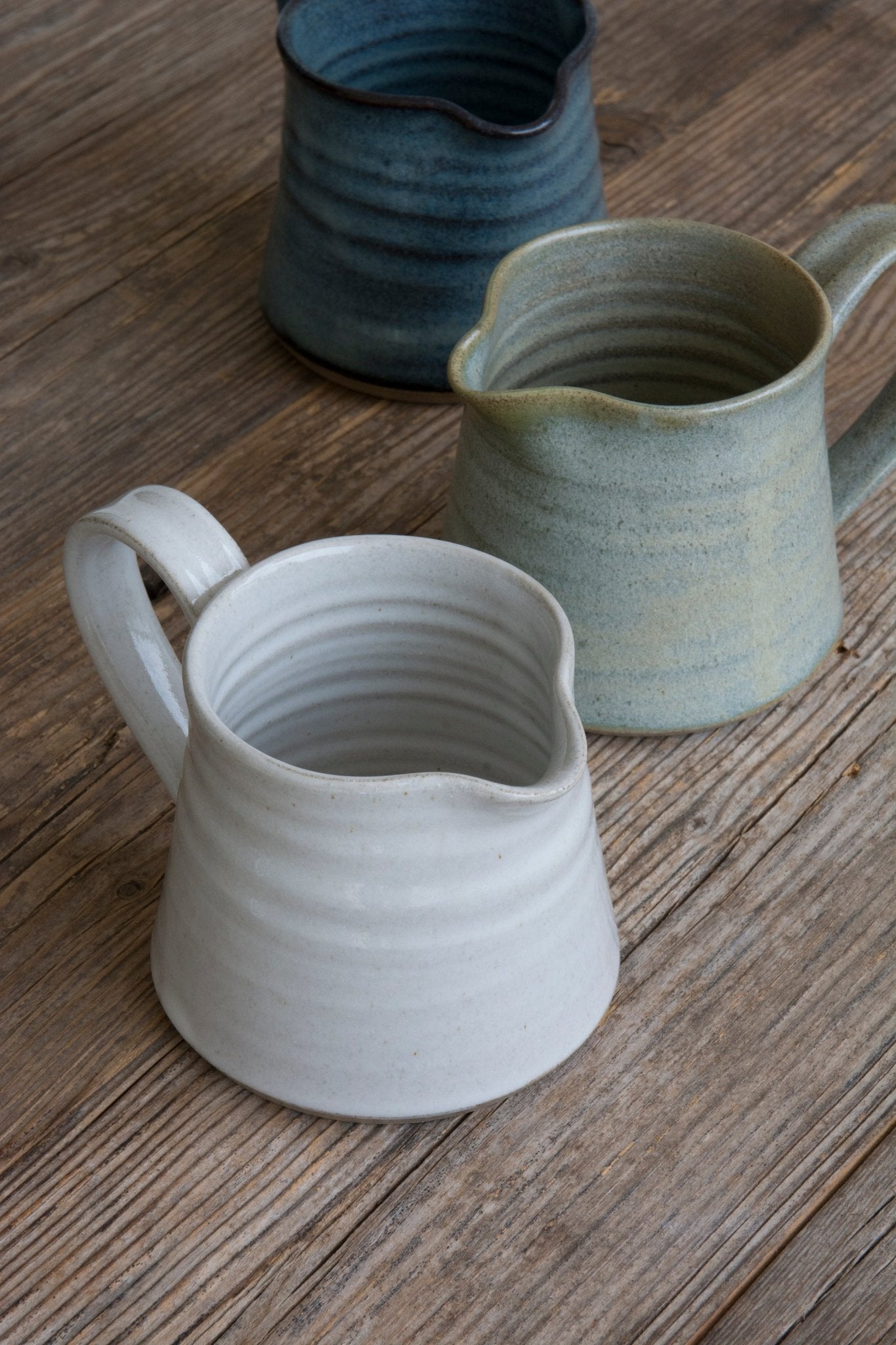 Blue Ceramic Creamer - RAMIREZ ZANOTTY - creamer