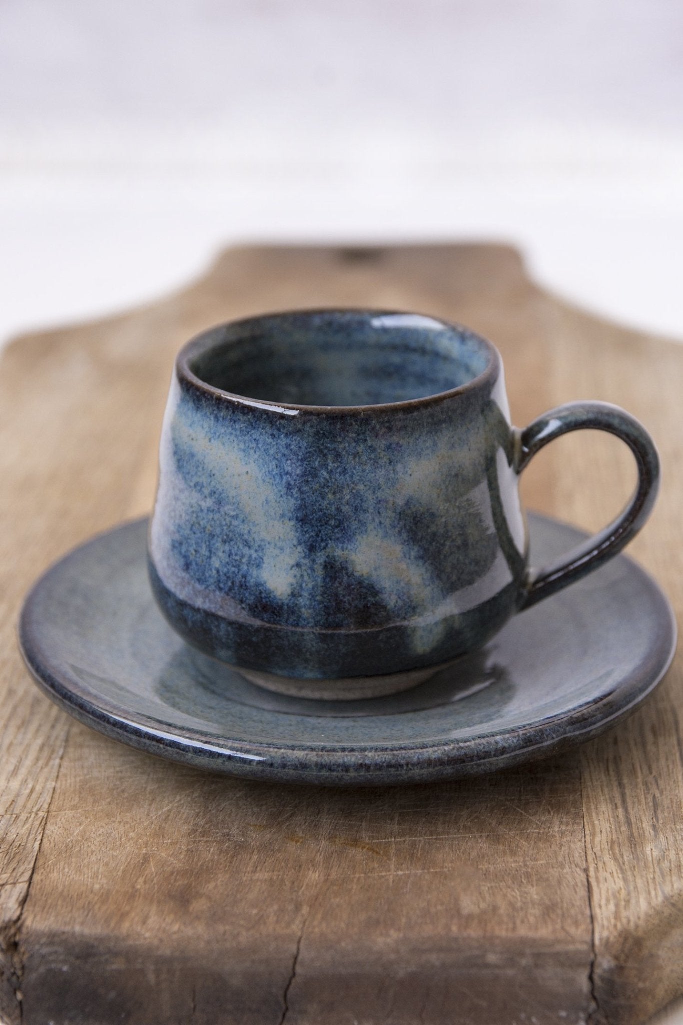 Blue Ceramic Espresso Cups - RAMIREZ ZANOTTY- cup