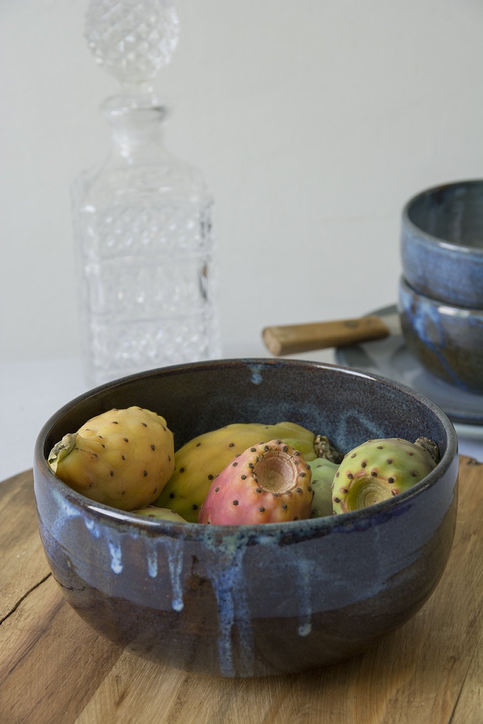 Blue Ceramic Salad Bowl - RAMIREZ ZANOTTY - Bowl