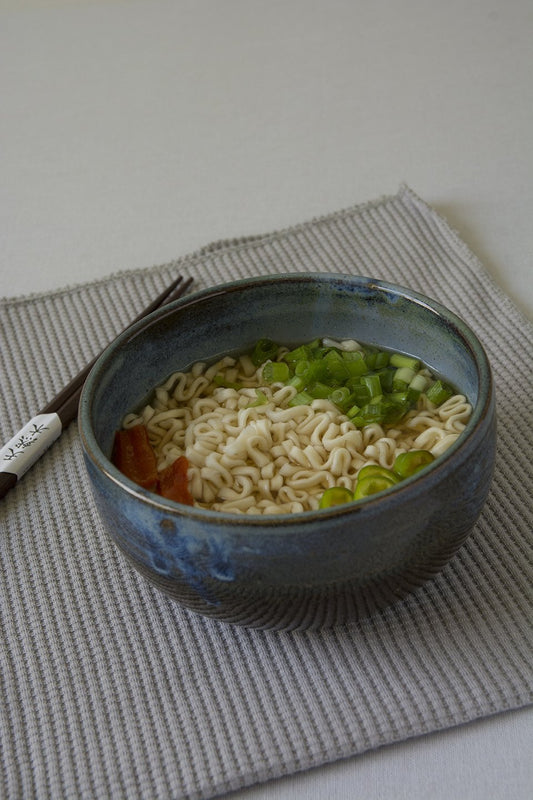 Blue Ceramic Soup Bowl - RAMIREZ ZANOTTY - Bowl