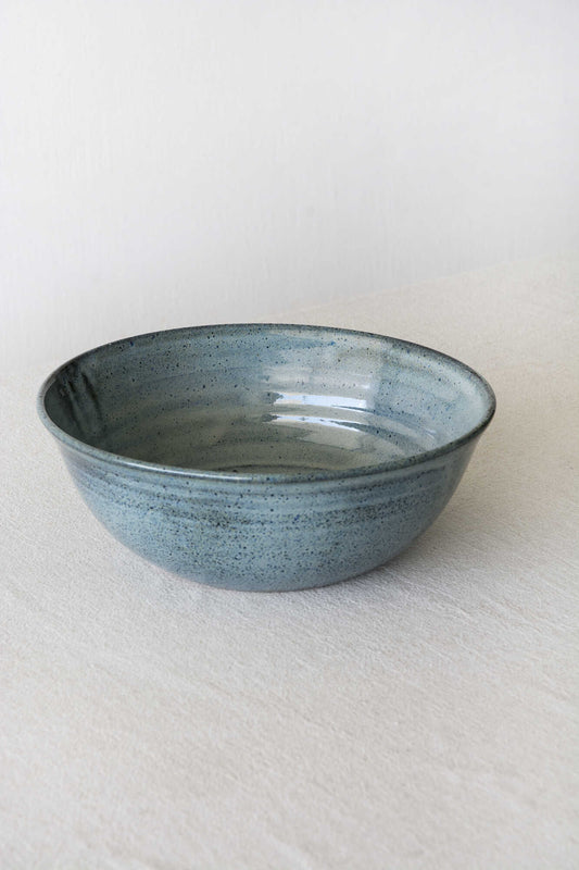 Ceramic Large Blue Salad Bowl - RAMIREZ ZANOTTY- Bowl