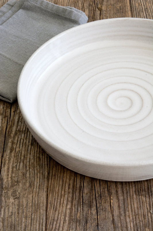 Ceramic Pie Dish - RAMIREZ ZANOTTY- baking dish