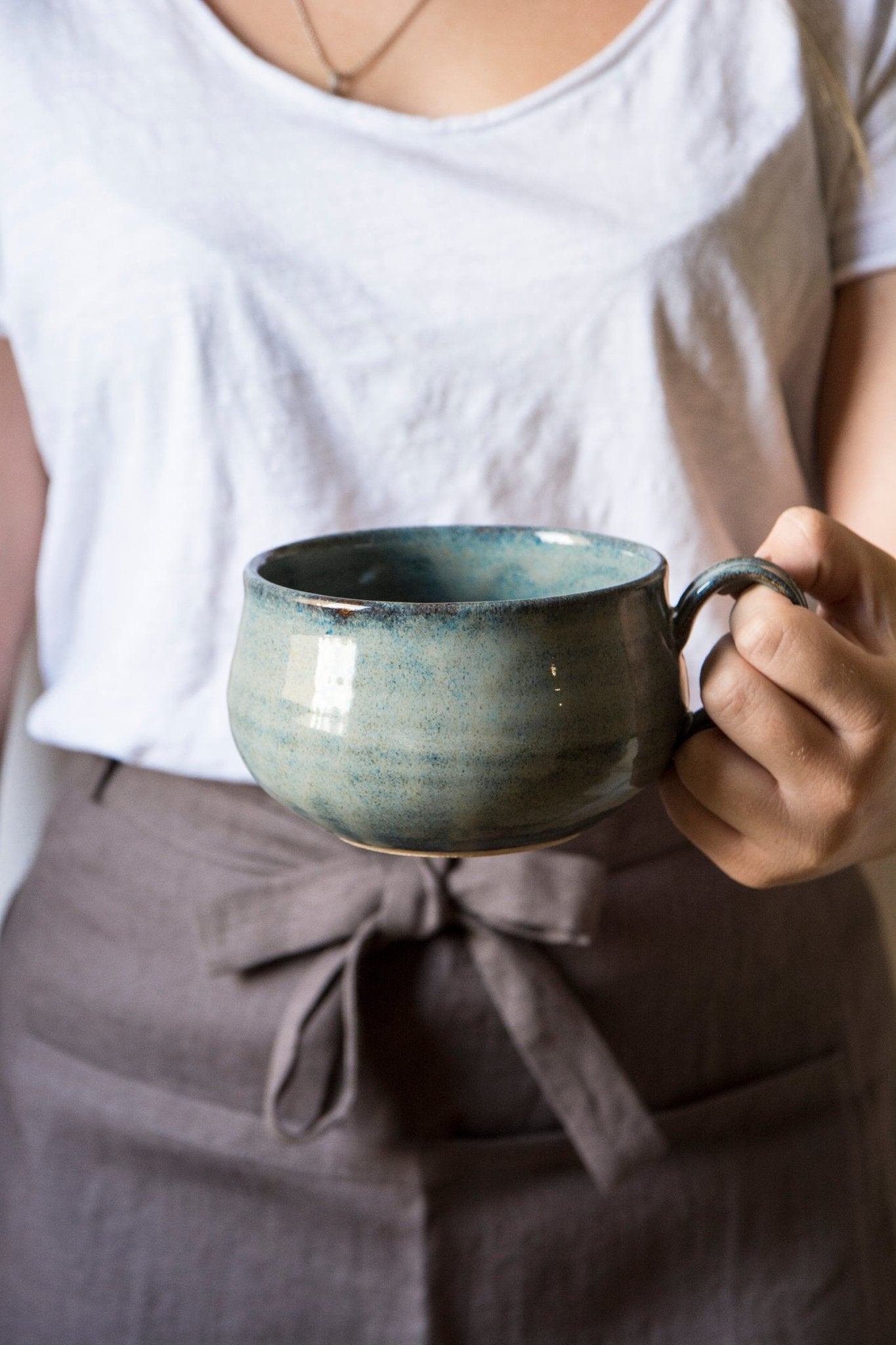 Ceramic Soup Bowl / Mug - RAMIREZ ZANOTTY- Bowl
