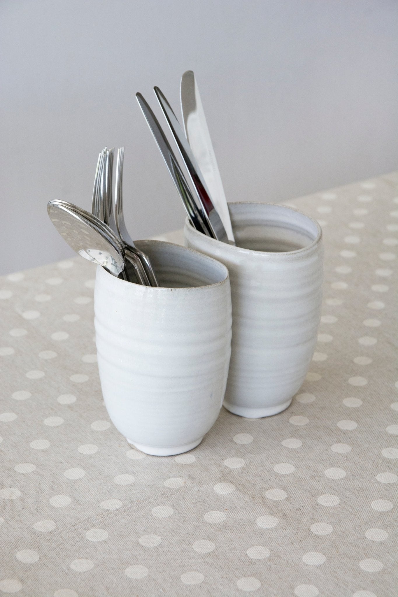 Ceramic Utensil Crock - RAMIREZ ZANOTTY- Utensil Holder