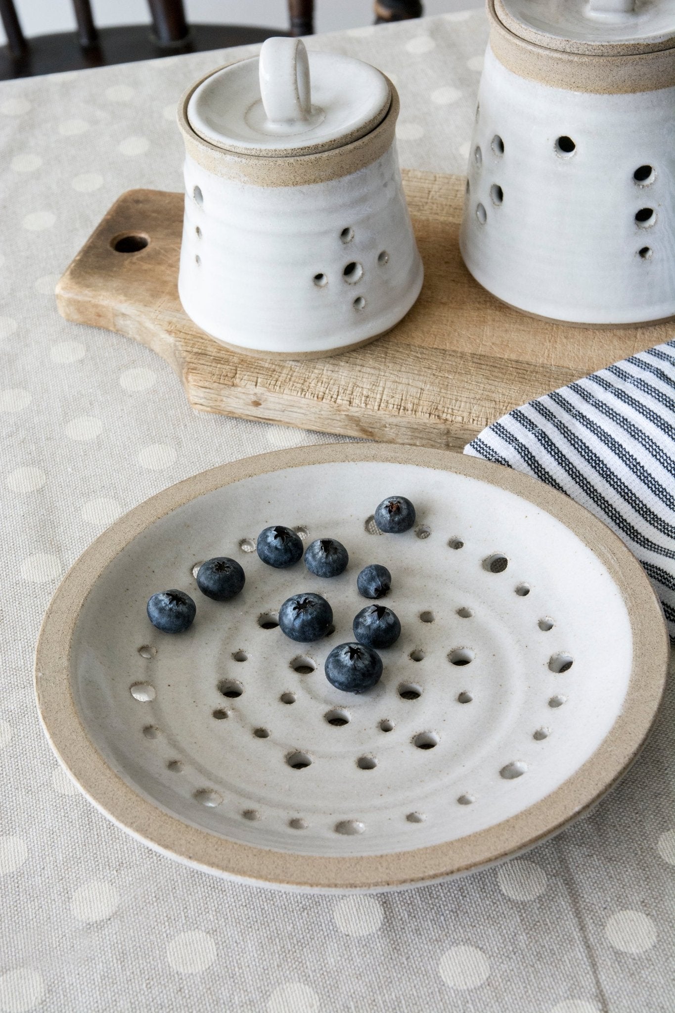 Colander Plate, Round Hole Plate - RAMIREZ ZANOTTY- Colanders & Strainers