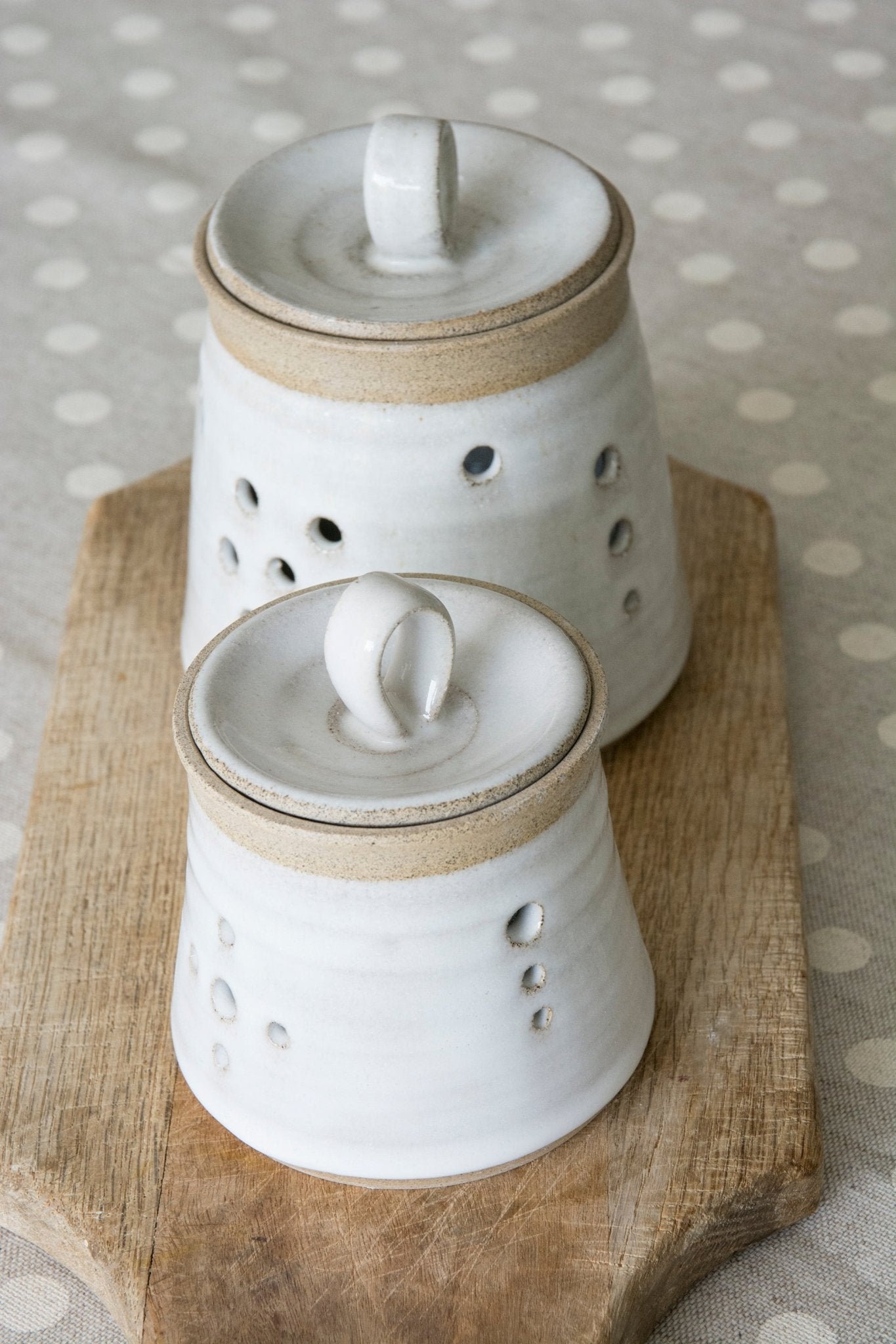 Pottery Garlic Storage - RAMIREZ ZANOTTY-