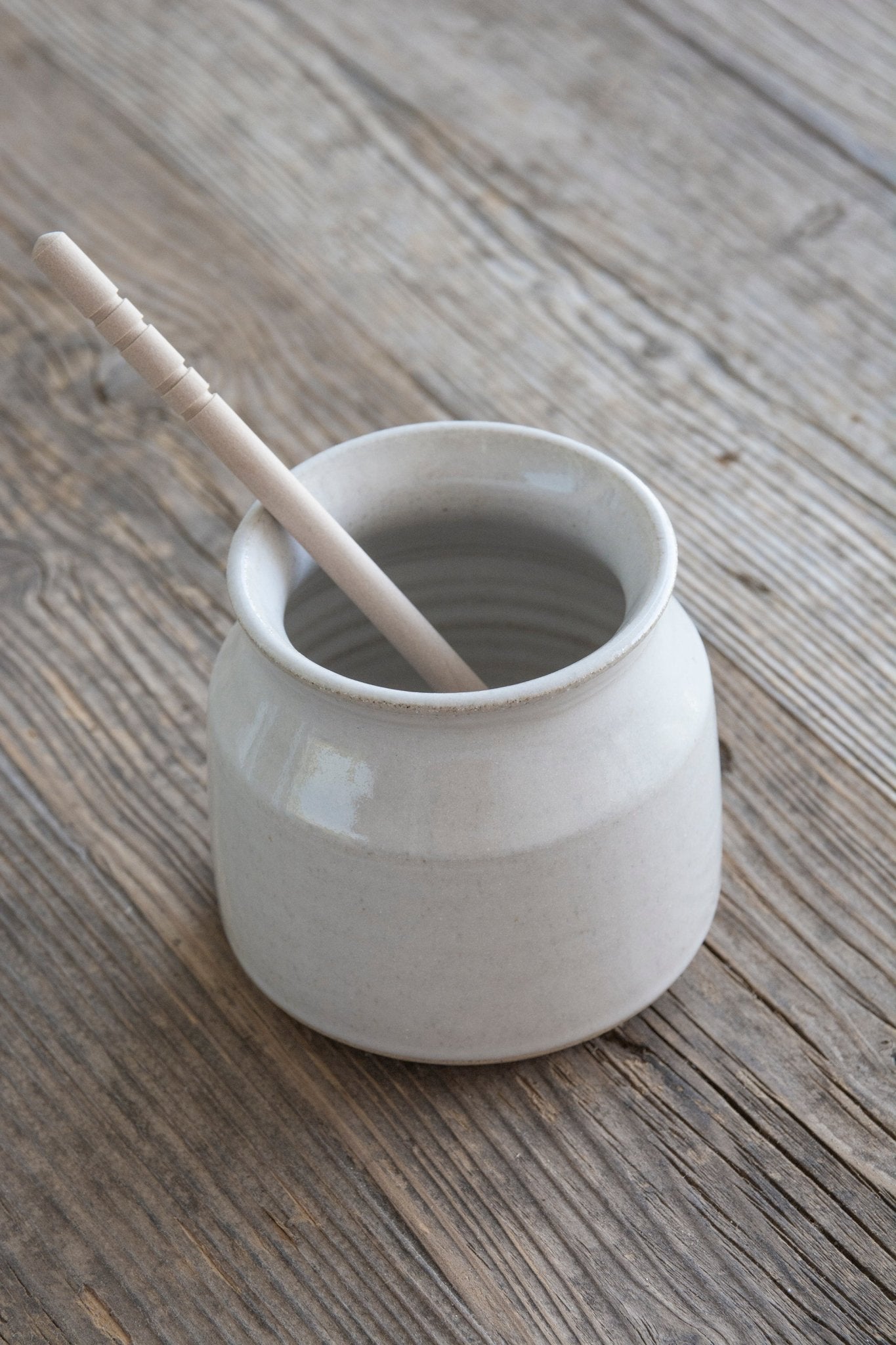 Handmade Ceramic Honey Pot - RAMIREZ ZANOTTY- Honey pot