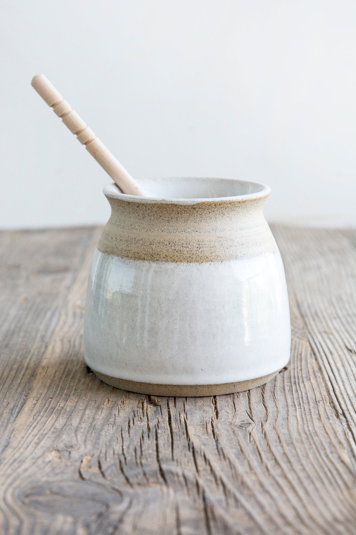 Handmade Ceramic Honey Pot - RAMIREZ ZANOTTY- Honey pot