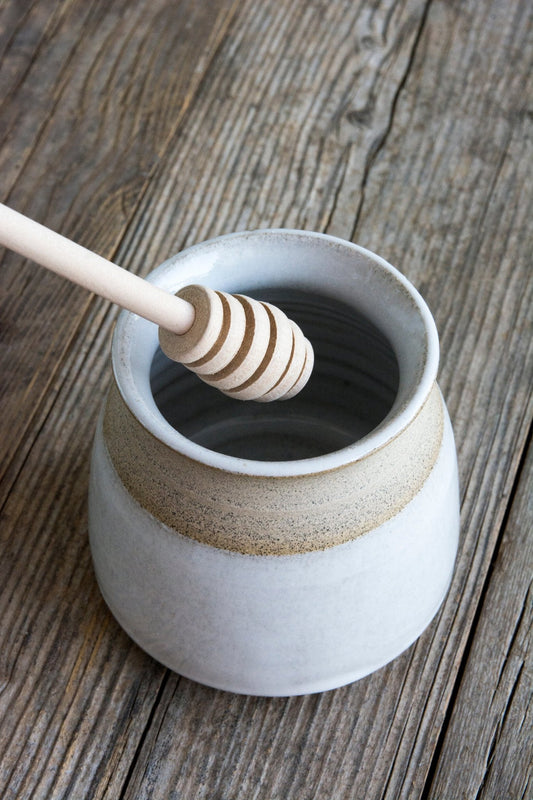 Handmade Ceramic Honey Pot - RAMIREZ ZANOTTY- Honey pot