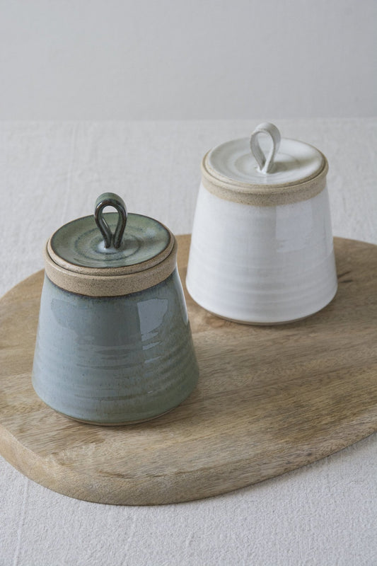 Handmade Ceramic Kitchen Canister - RAMIREZ ZANOTTY - canister
