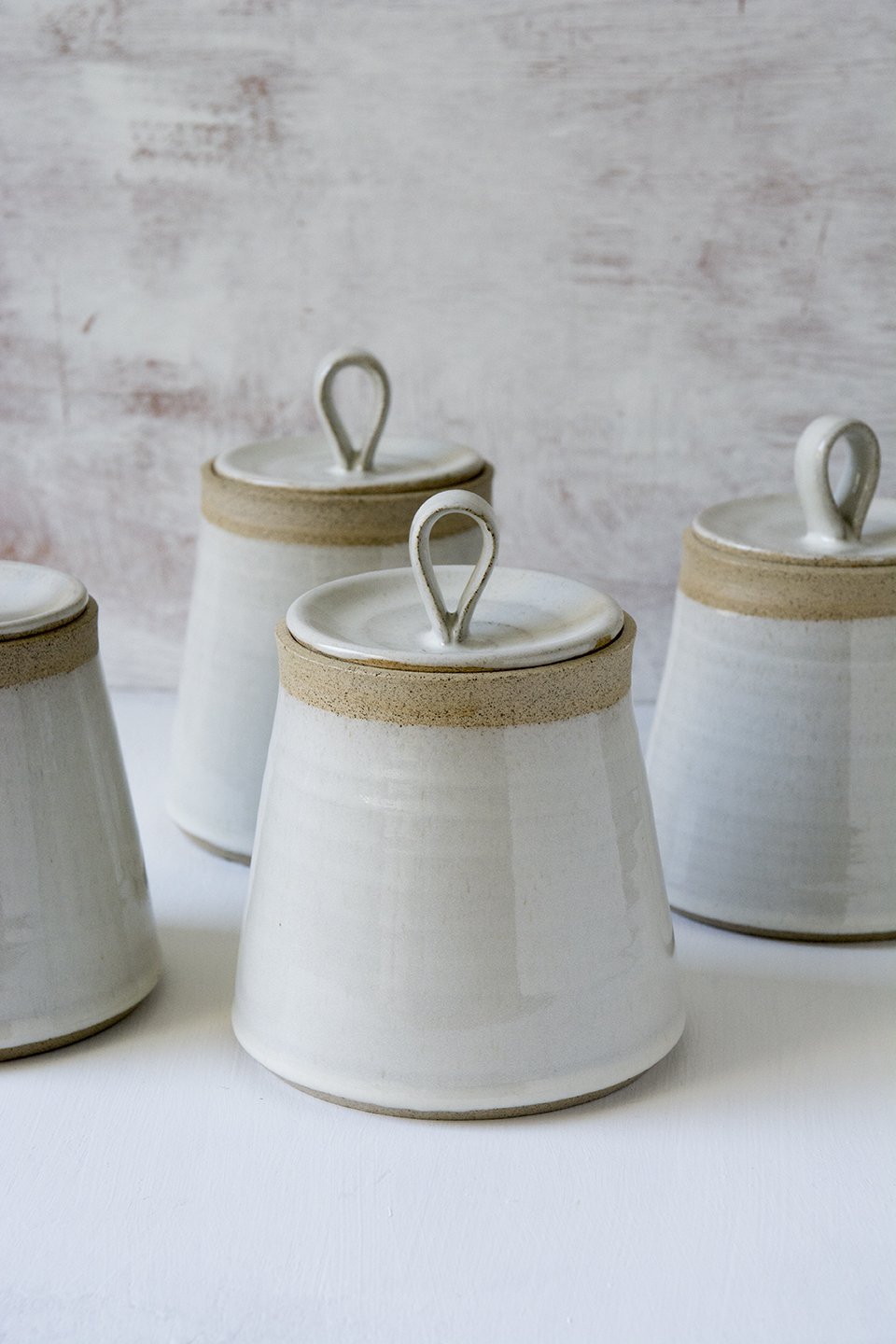 Handmade Ceramic Kitchen Canister - RAMIREZ ZANOTTY - canister