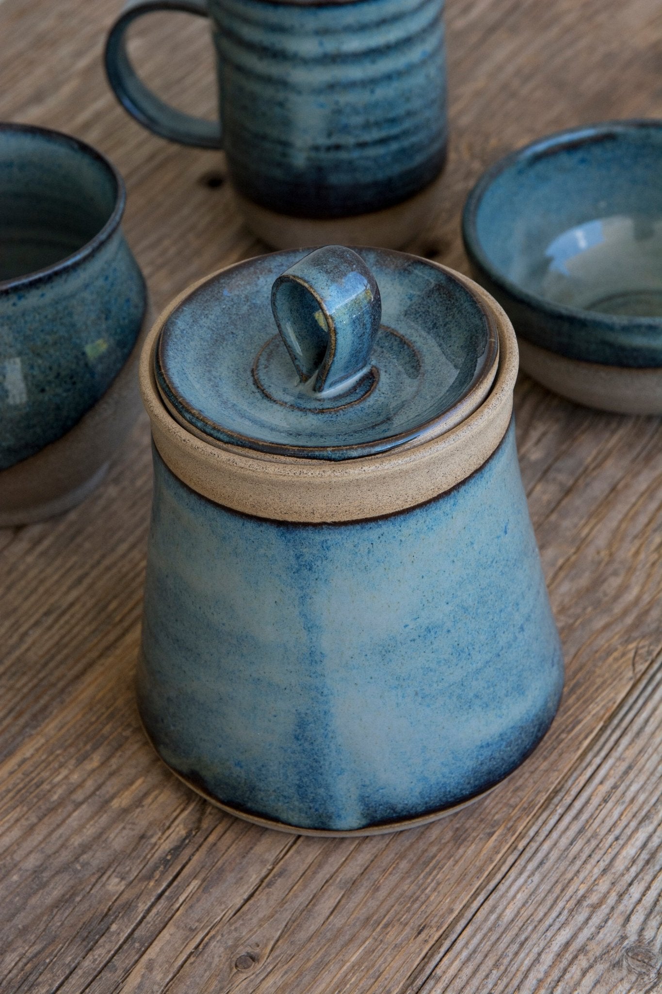 Handmade Ceramic Kitchen Canister - RAMIREZ ZANOTTY - canister
