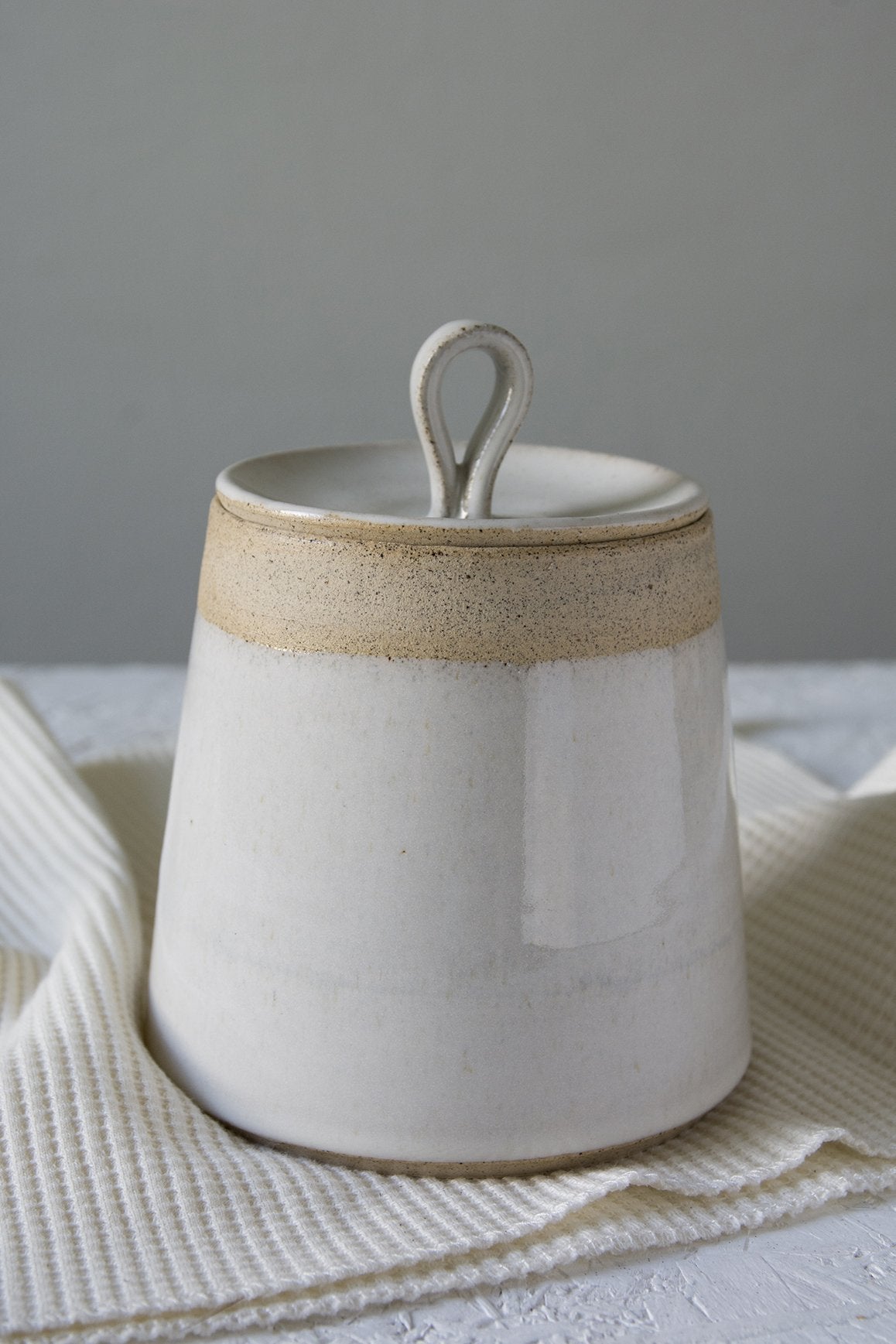 Handmade Ceramic Kitchen Canister - RAMIREZ ZANOTTY - canister