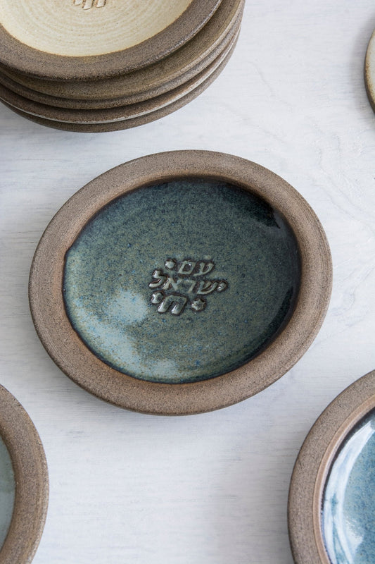 Handmade Jewish Ceramic Small Plate - RAMIREZ ZANOTTY- plates