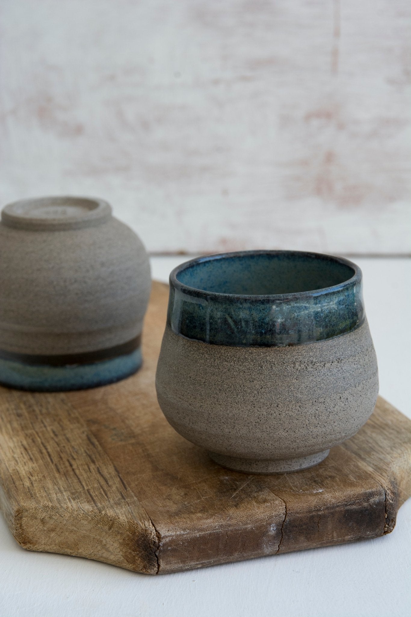 Handmade Rustic Pottery Wine Tumblers - RAMIREZ ZANOTTY- Mugs and Cups