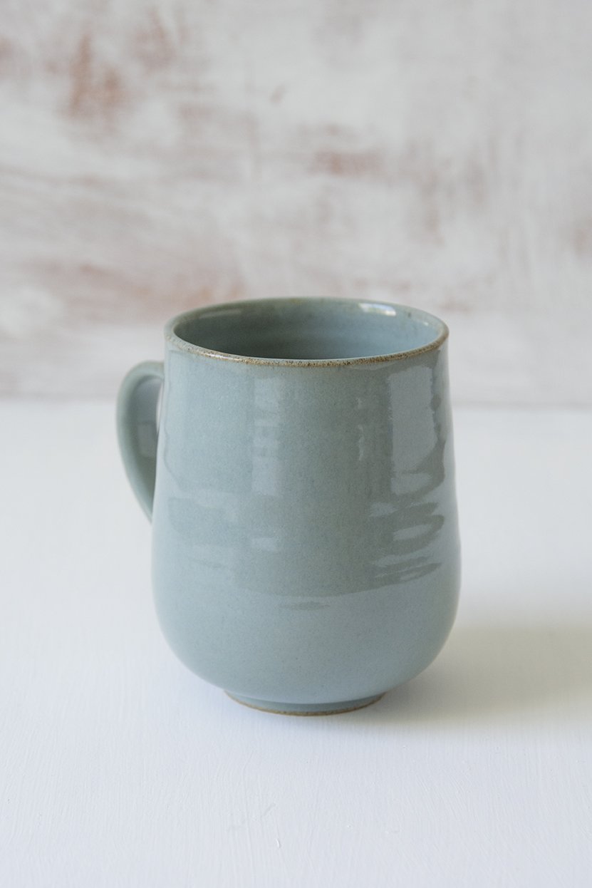 Slate Blue Pottery Coffee Mug - RAMIREZ ZANOTTY - Mug