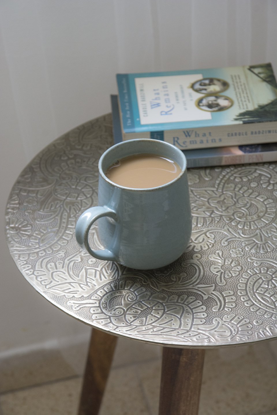Light Blue Pottery Mug, 14 fl oz - RAMIREZ ZANOTTY - Mug