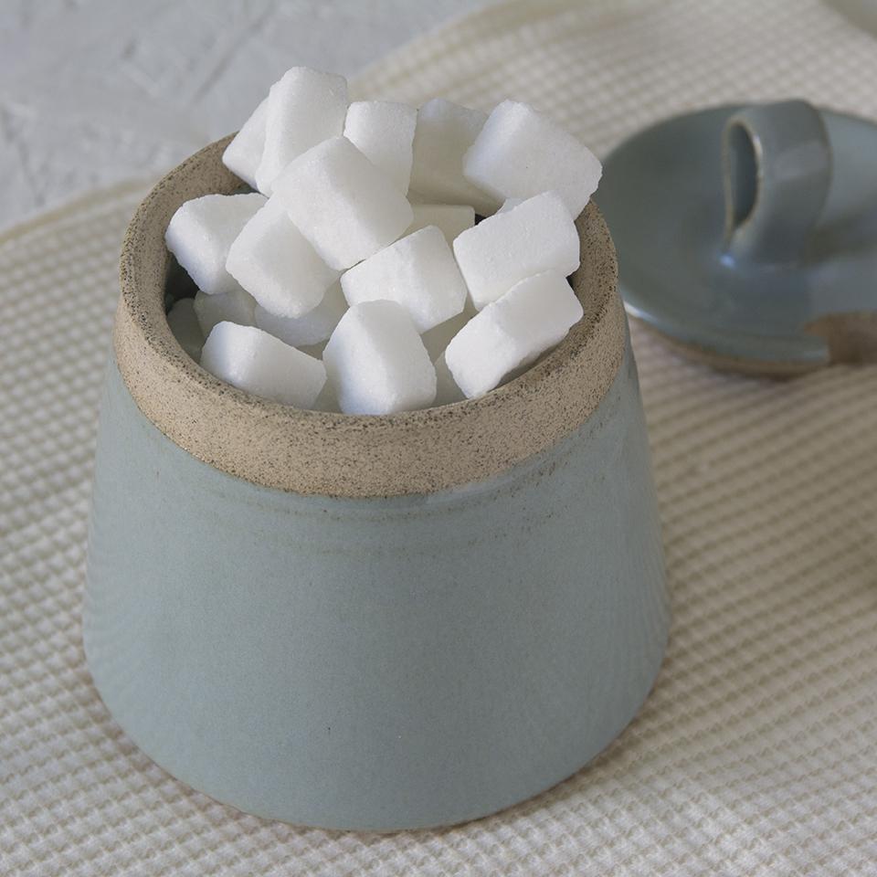 Light Blue Pottery Sugar Bowl - RAMIREZ ZANOTTY - Sugar Bowl