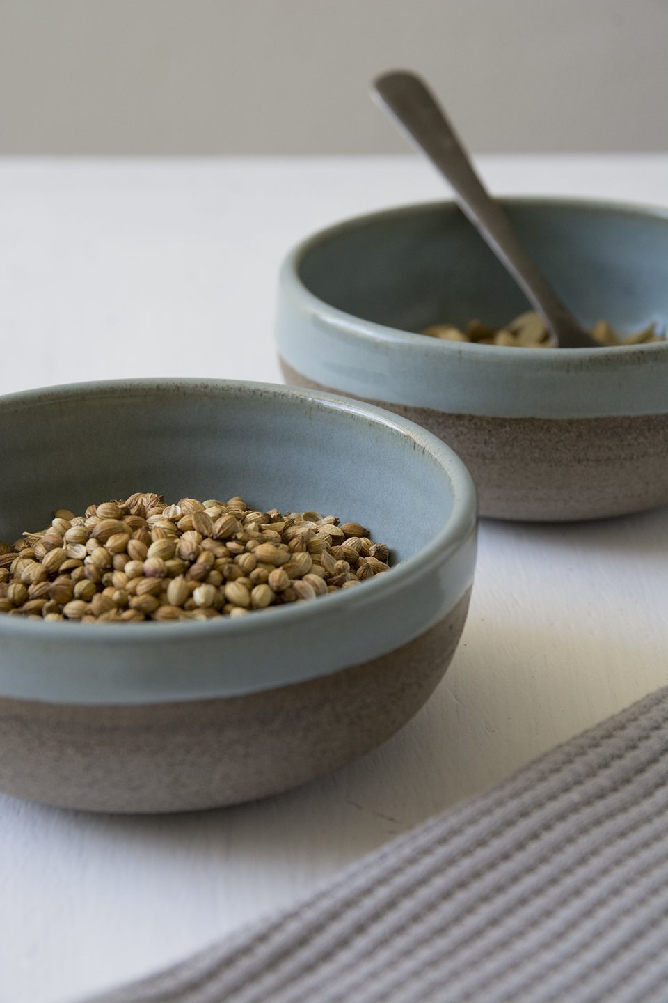 Light Blue Small Pottery Bowls - RAMIREZ ZANOTTY - Bowl