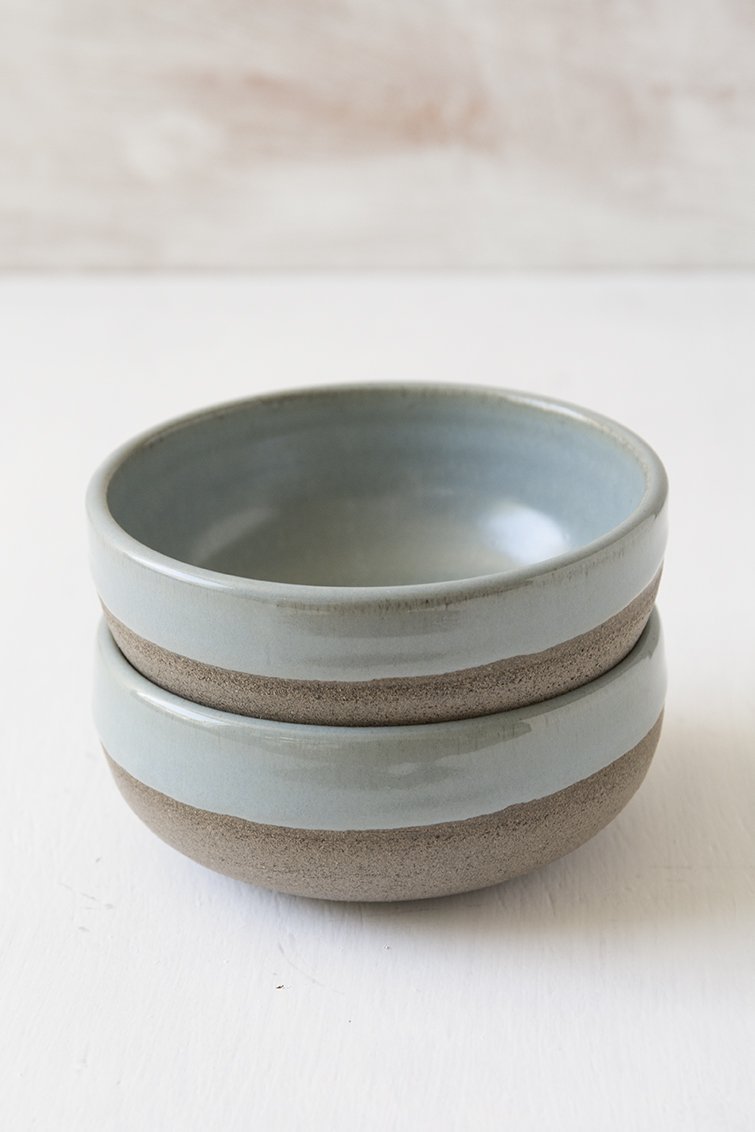 Light Blue Small Pottery Bowls - RAMIREZ ZANOTTY - Bowl