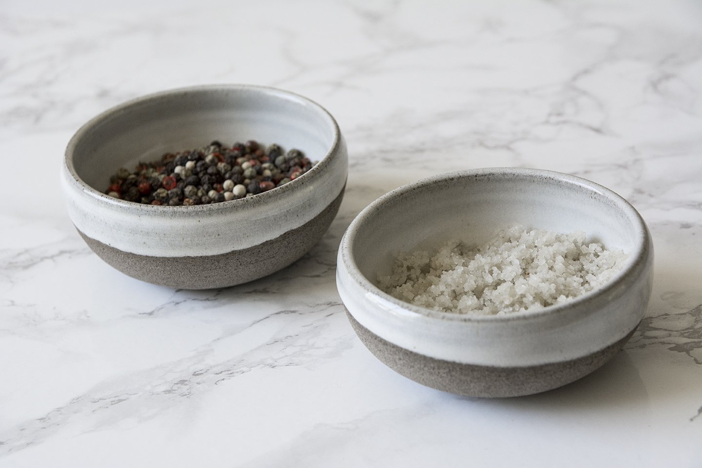 Mini White Farmhouse Pottery Serving Bowls - RAMIREZ ZANOTTY - Bowl