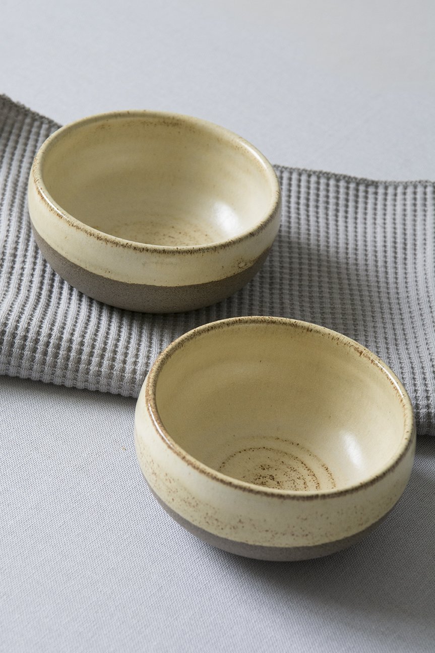 Mini Yellow Pottery Serving Bowls - RAMIREZ ZANOTTY - Bowl