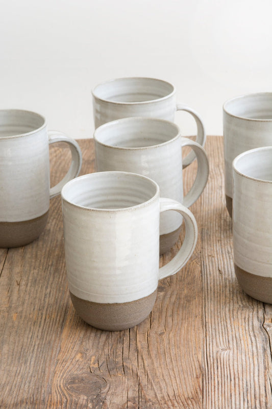 Oversized 17oz Rustic Pottery Mug - RAMIREZ ZANOTTY- Mug