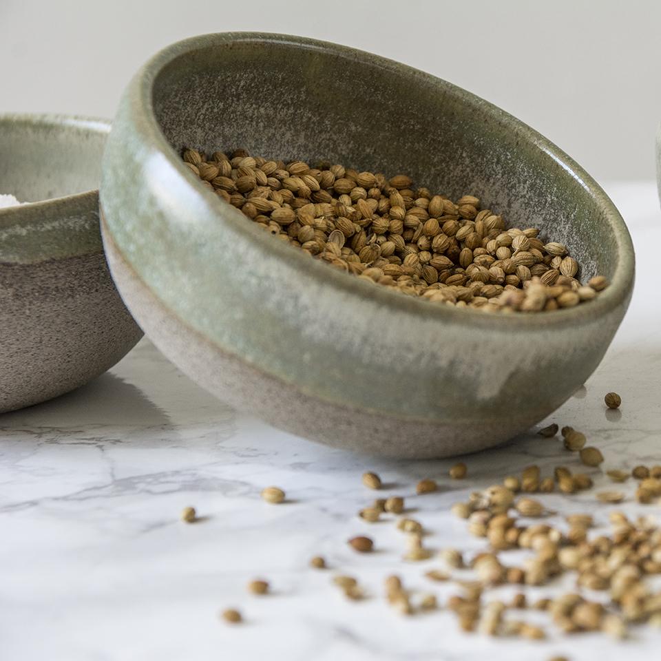 Pottery Dipping Bowls, Sage Green Glaze - RAMIREZ ZANOTTY - Bowl