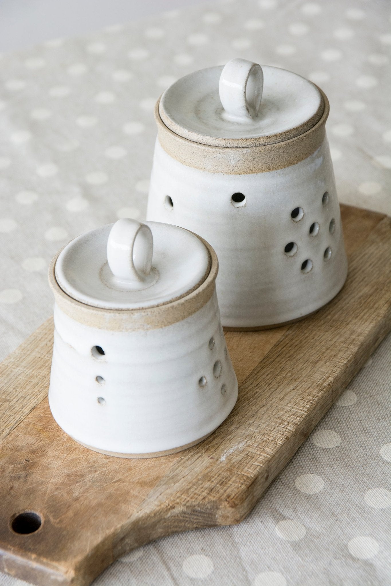 Pottery Garlic Storage - RAMIREZ ZANOTTY-