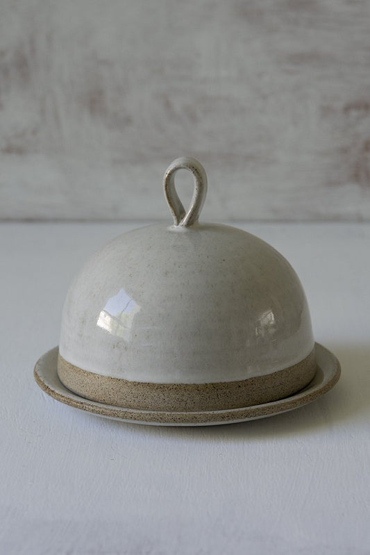 Pottery Round Butter Dish - RAMIREZ ZANOTTY - Buttery Dish