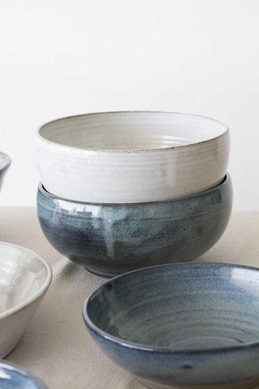 Rustic Ceramic Serving Bowl - RAMIREZ ZANOTTY- Bowl