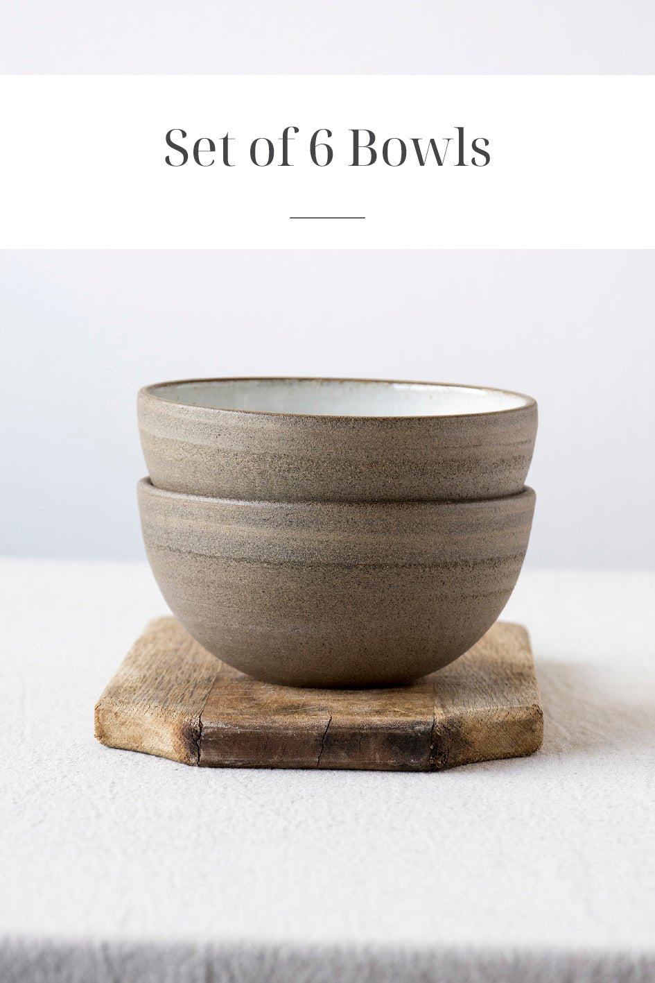 Rustic Soup Bowls, Set of 6 - RAMIREZ ZANOTTY - Bowl