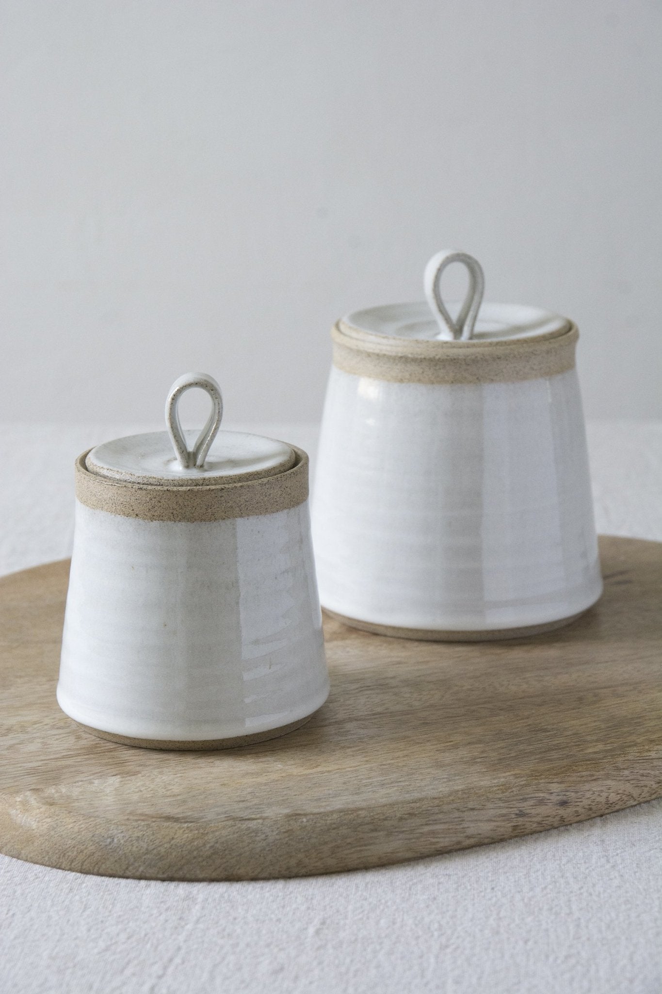 Set of 2 Ceramic Canisters - RAMIREZ ZANOTTY- canister