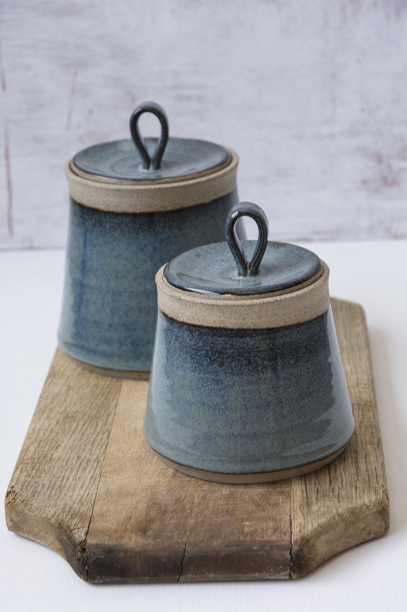 Set of 2 Ceramic Canisters - RAMIREZ ZANOTTY- canister