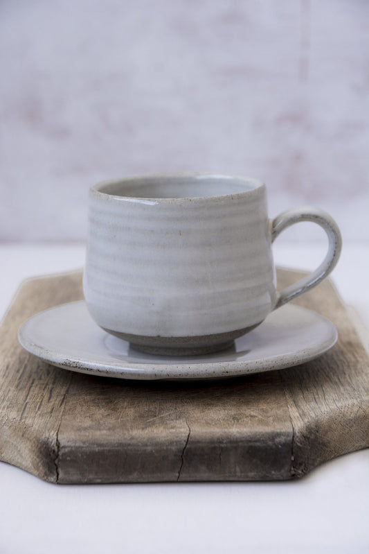 White 5 fl. oz Cappuccino Cup - RAMIREZ ZANOTTY- Mug