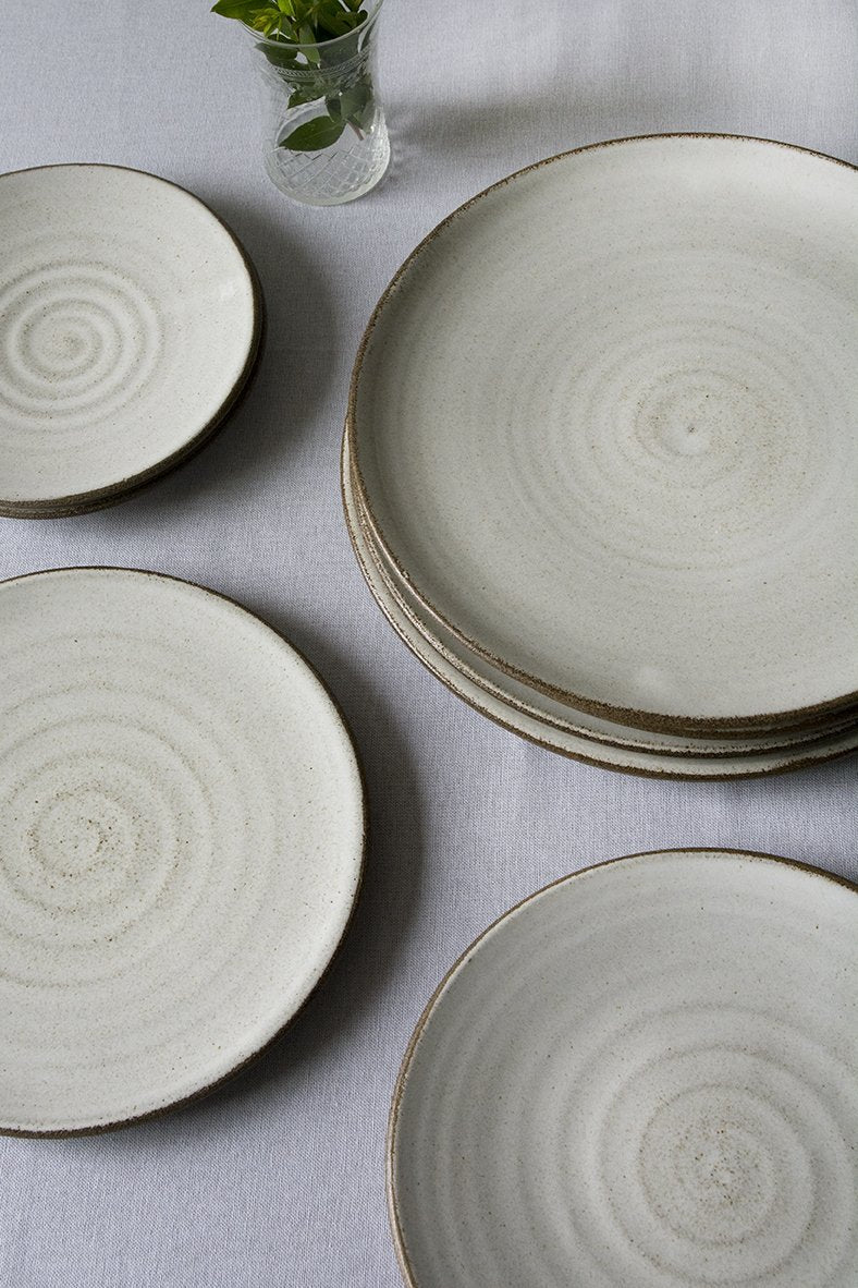 Pottery Dinnerware, Main Course and a Soup Bowl - RAMIREZ ZANOTTY- plates