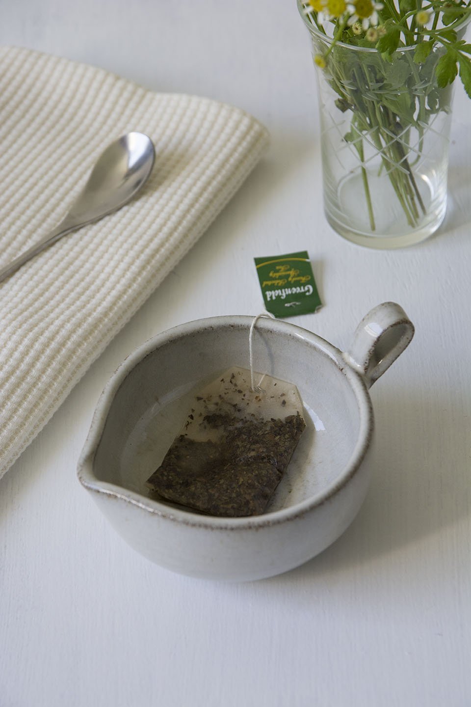 White Pottery Tea Bag Holder - RAMIREZ ZANOTTY - Bowl