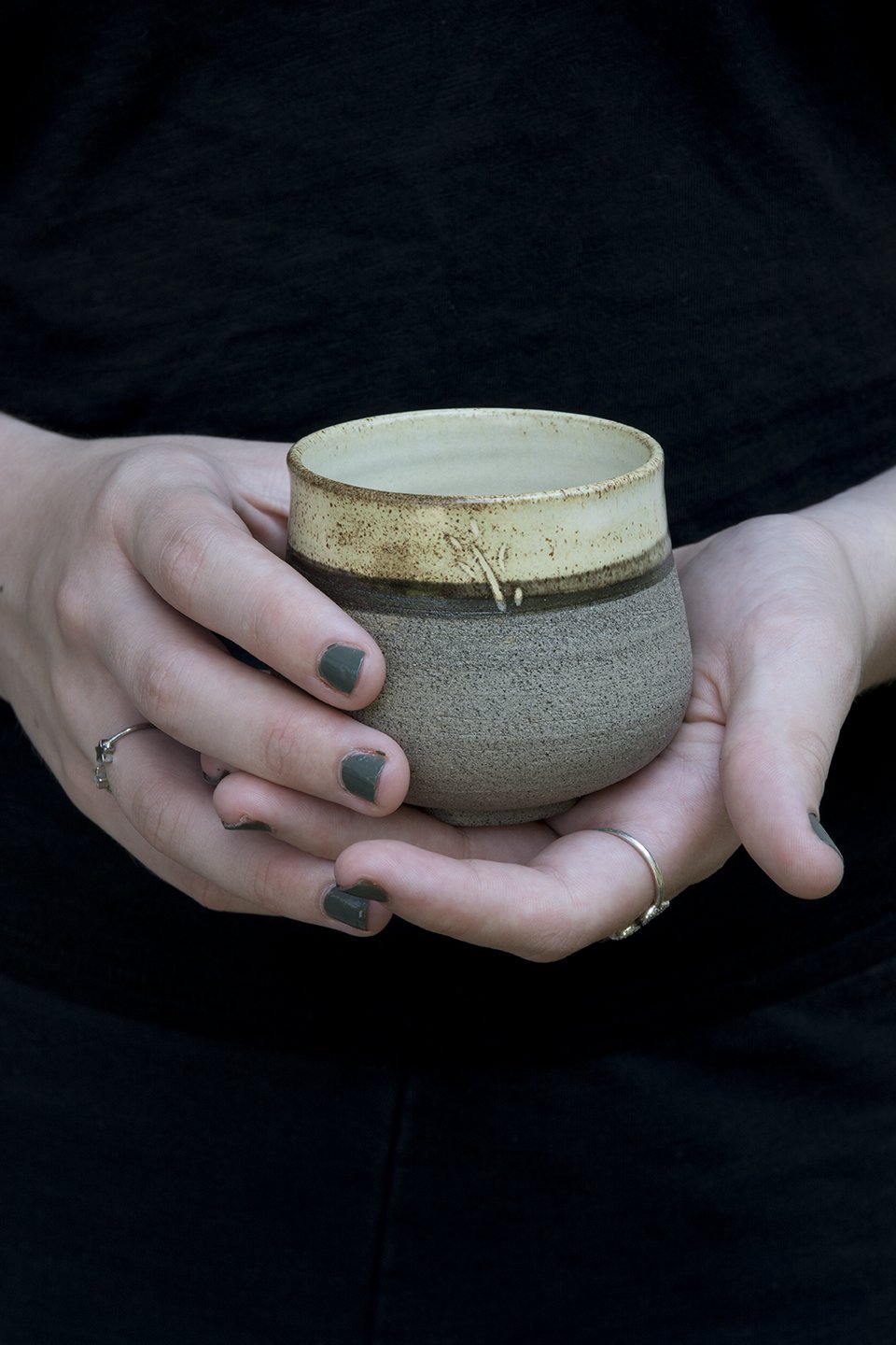 Yellow Ceramic Mugs Without Handles - RAMIREZ ZANOTTY - Mugs and Cups