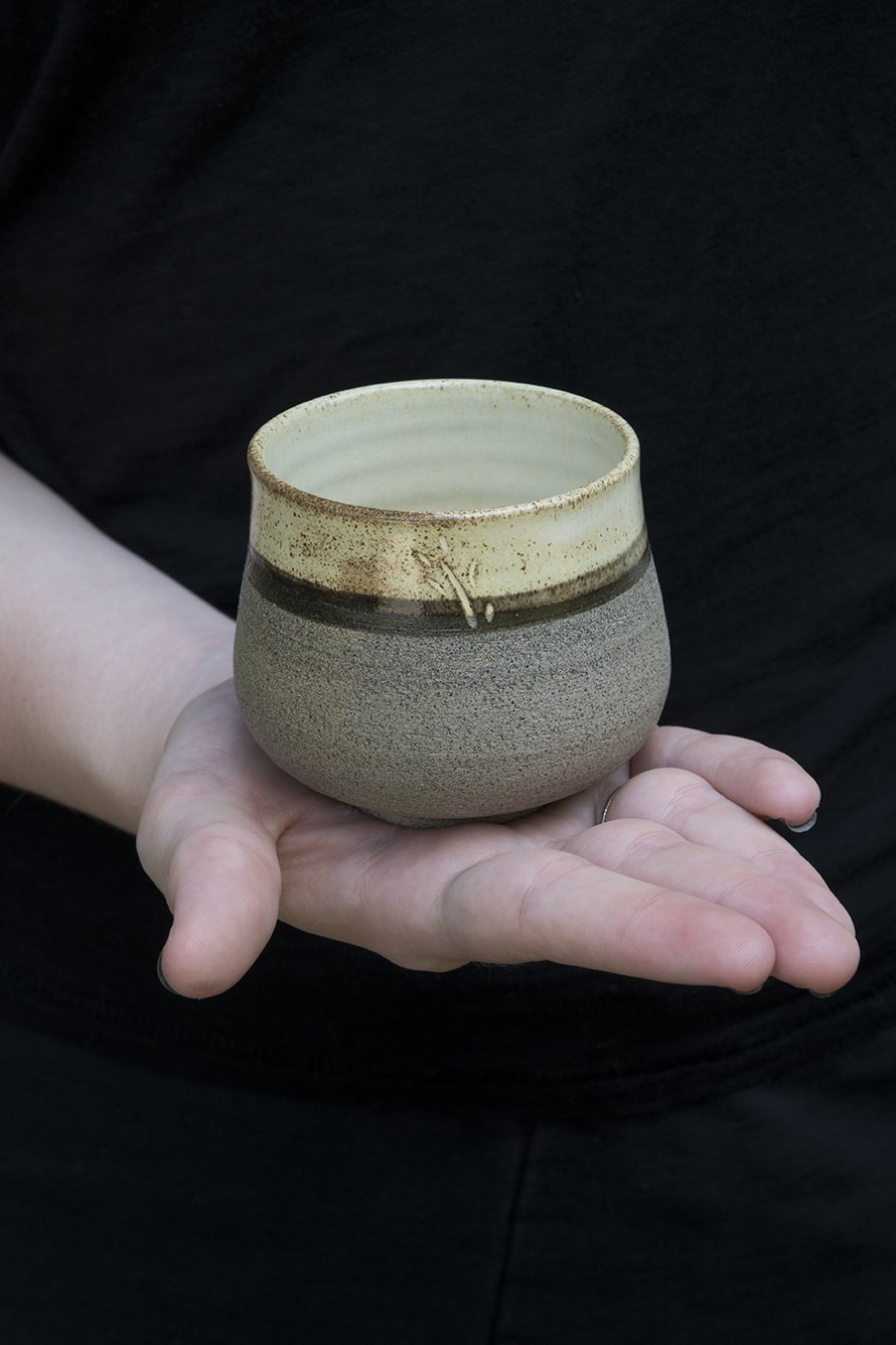 Yellow Ceramic Mugs Without Handles - RAMIREZ ZANOTTY - Mugs and Cups